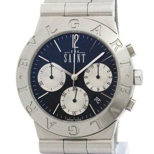 BVLGARI Diagono Sport Chronograph THE SAINT LTD Quartz Mens Watch CH35S Polished